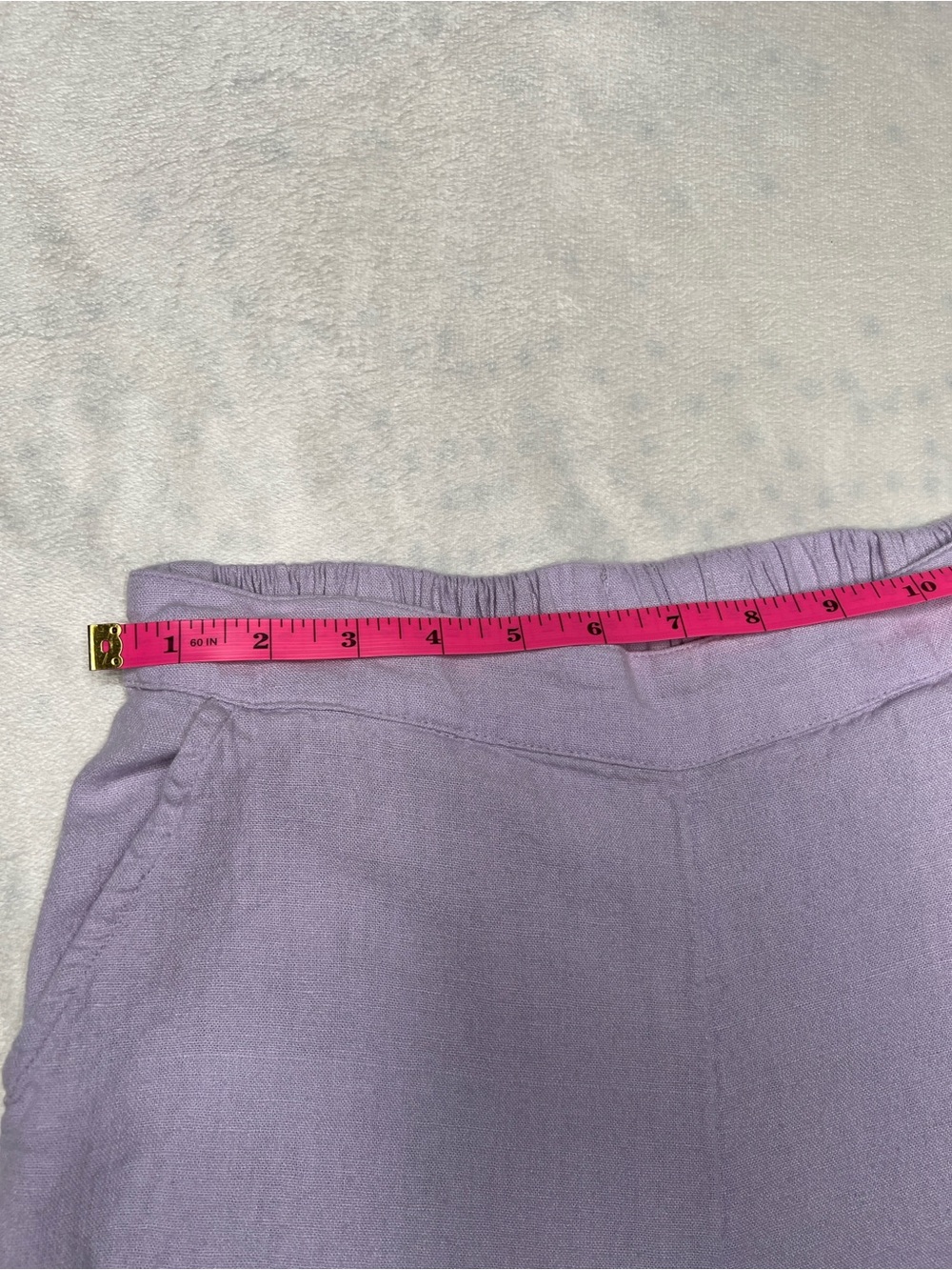 Free People Pale Lilac Linen Two-Piece Set - Picture 11 of 14